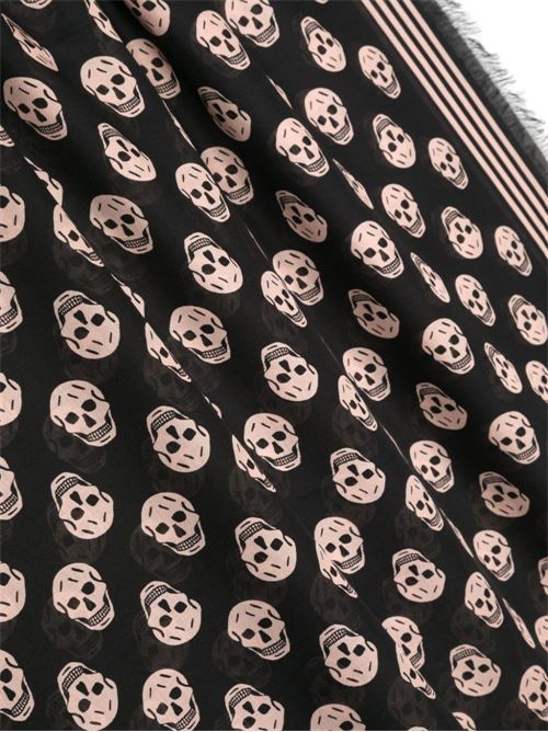 Biker skull-print scarf Alexander McQueen | 5909344418Q1072